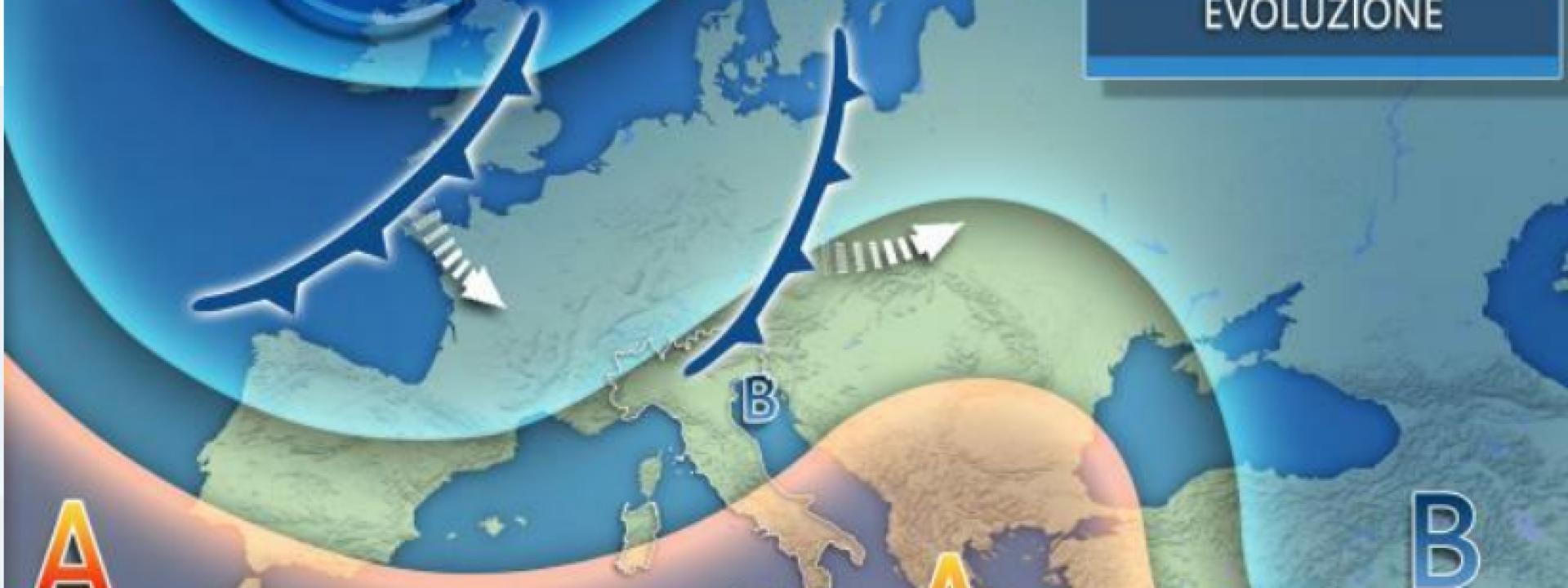 Meteo, in arrivo il ciclone di San Valentino