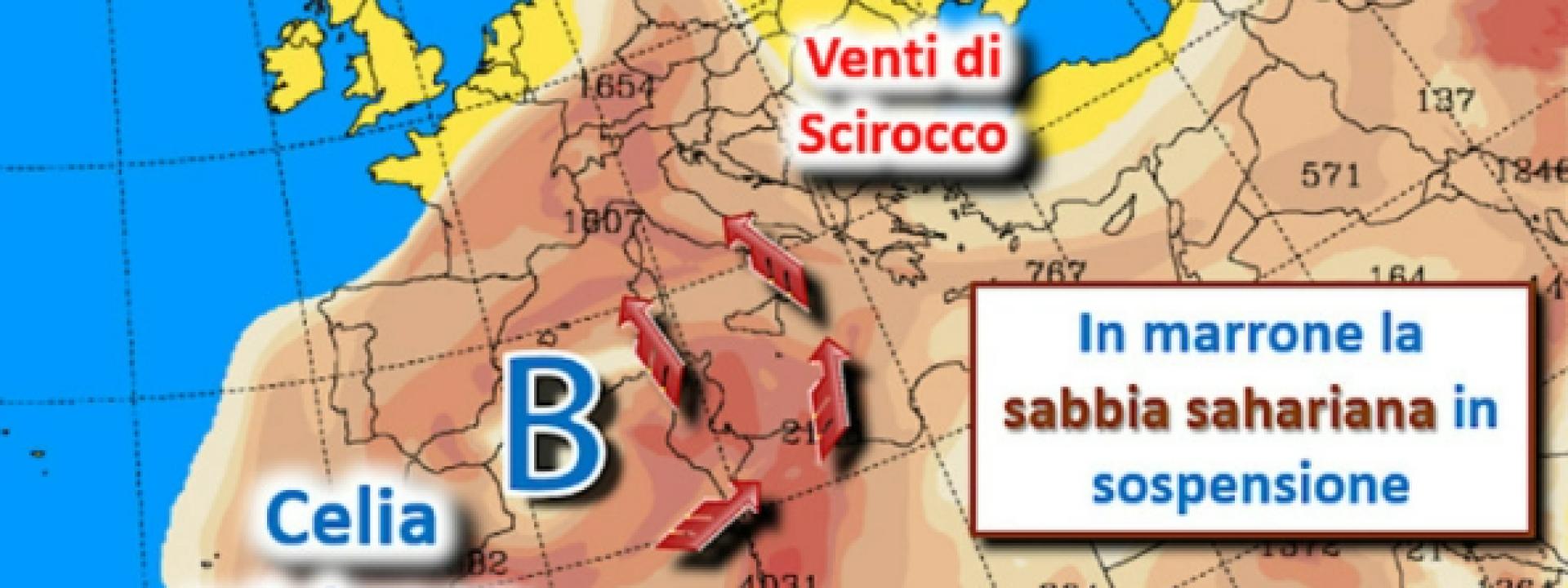 Sabbia dal deserto a 100 km l'ora in arrivo in Italia: ecco dove