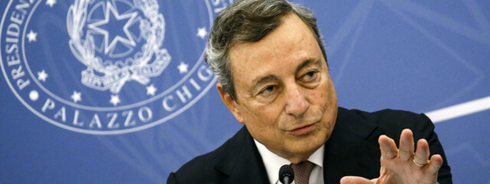 Mario Draghi positivo al Covid