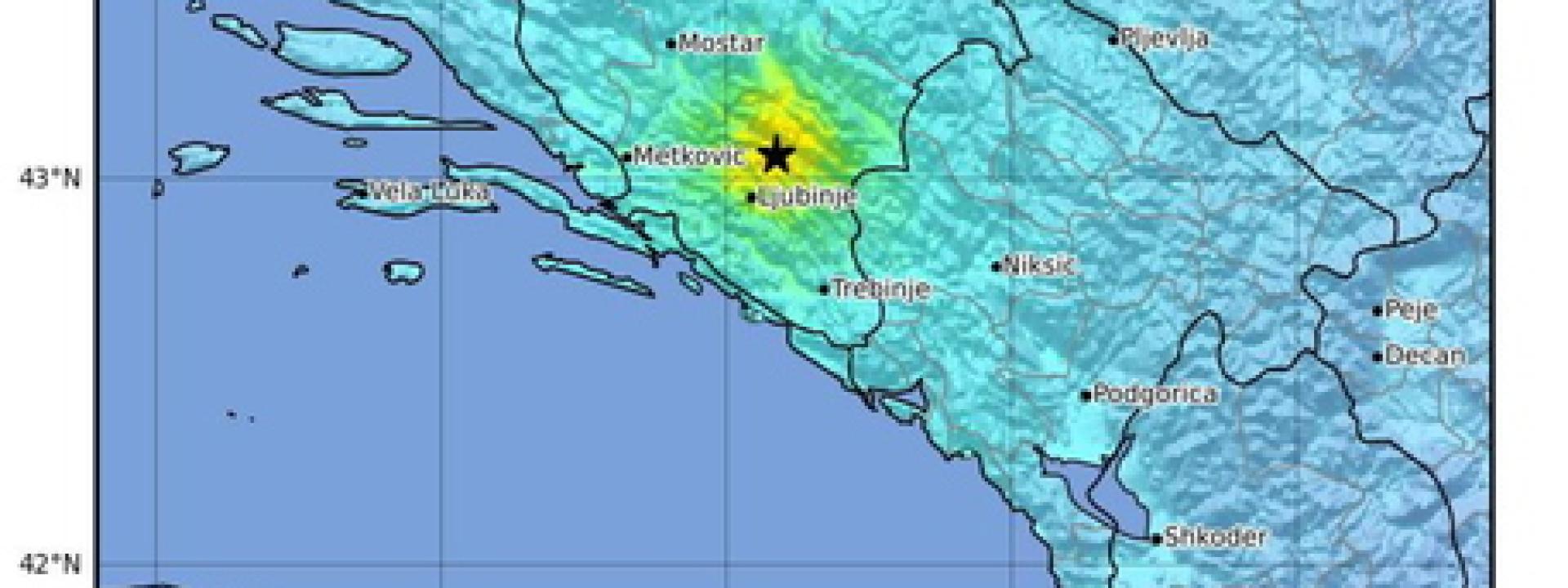 Nuova forte scossa di terremoto questa mattina in Bosnia