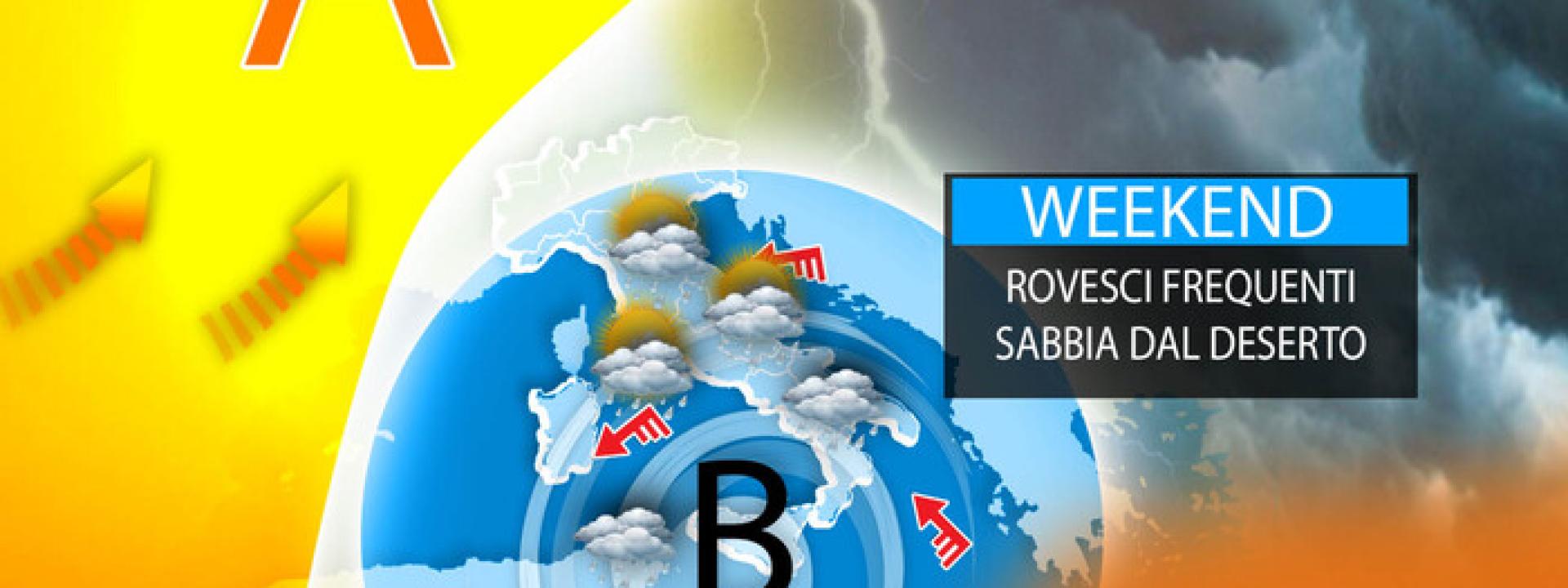 Meteo, weekend instabile ma da martedì temperature sopra i 30 gradi