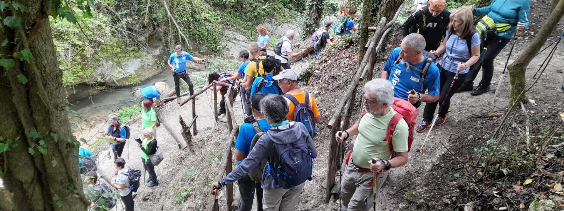 Marche - Sarnano capitale del Nordic Walking: in 300 sono arrivati da tutta Italia