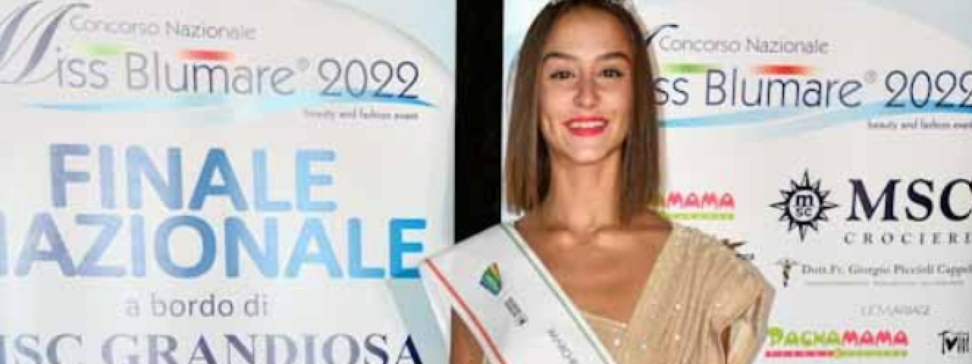 Marche - Alle Terme di Sarnano Alessia Settimi incoronata Miss Blumare Marche 2022 (FOTO)