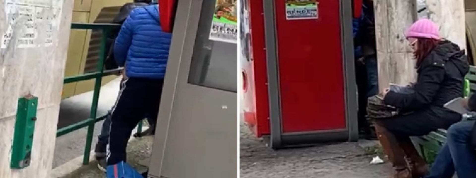 Due uomini fanno sesso alla fermata del bus sotto gli occhi dei passanti: il video diventa virale