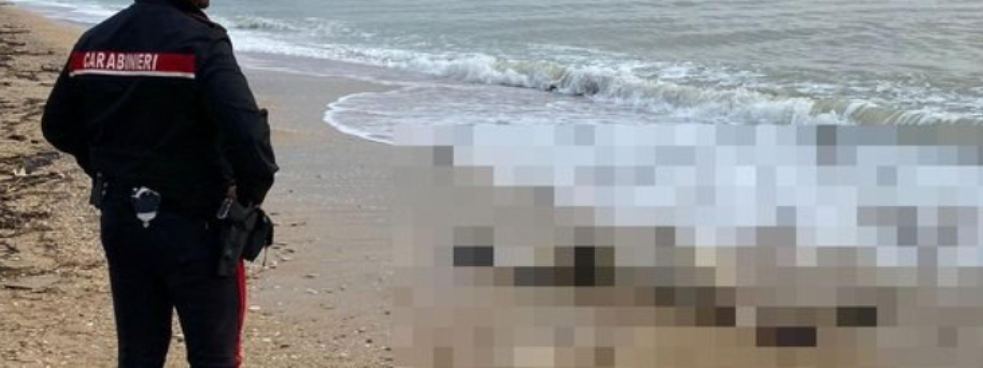 Marche - Trovato sulla spiaggia un cadavere in avanzato stato di decomposizione