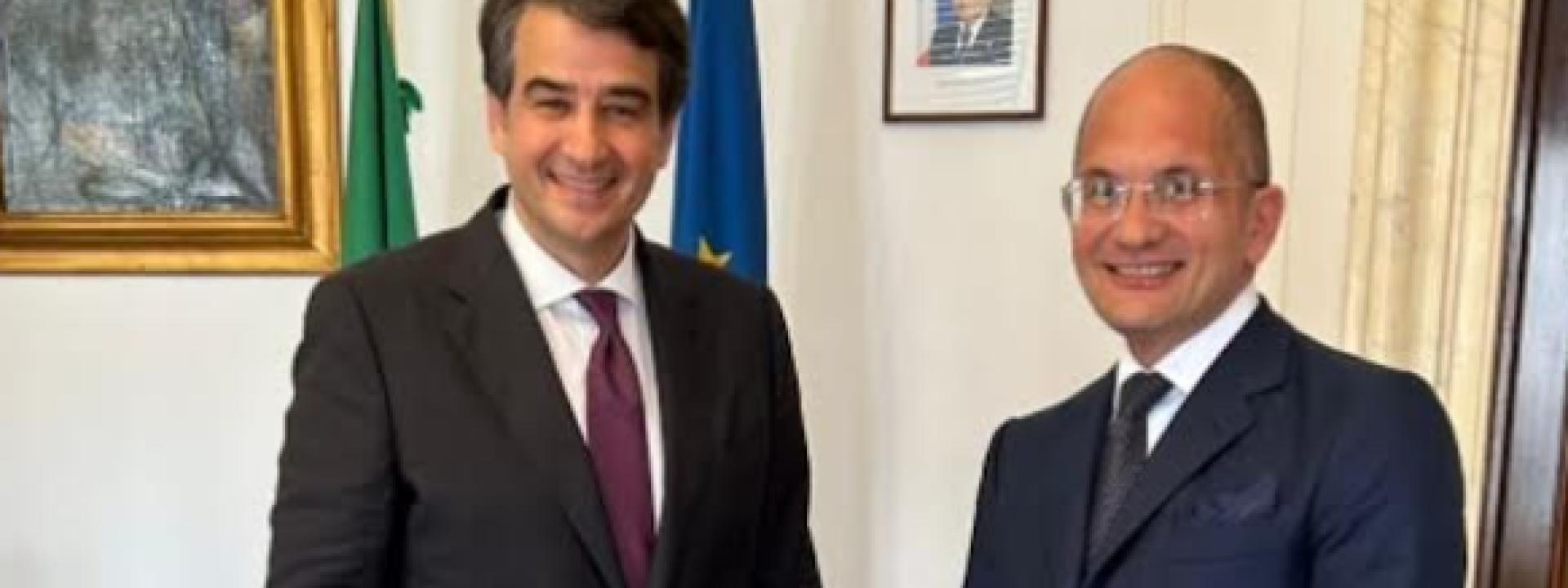 Sisma, il commissario Castelli ha incontrato il ministro Fitto
