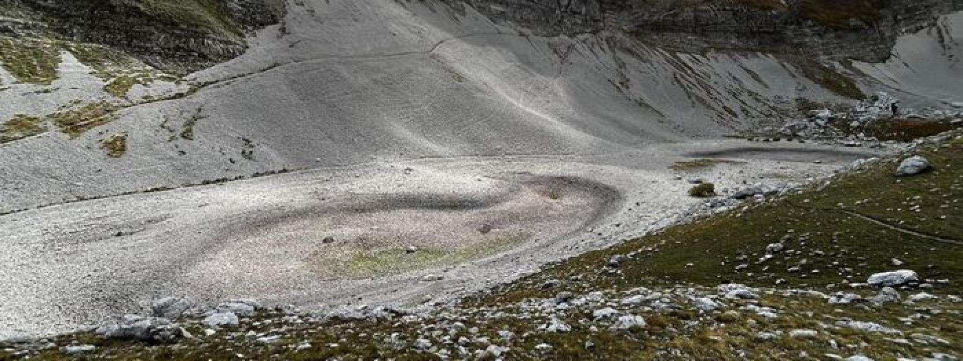 Marche - Il lago di Pilato è completamente asciutto