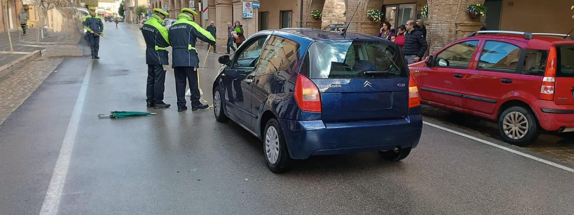 Marche - Anziana investita a San Severino, è in prognosi riservata