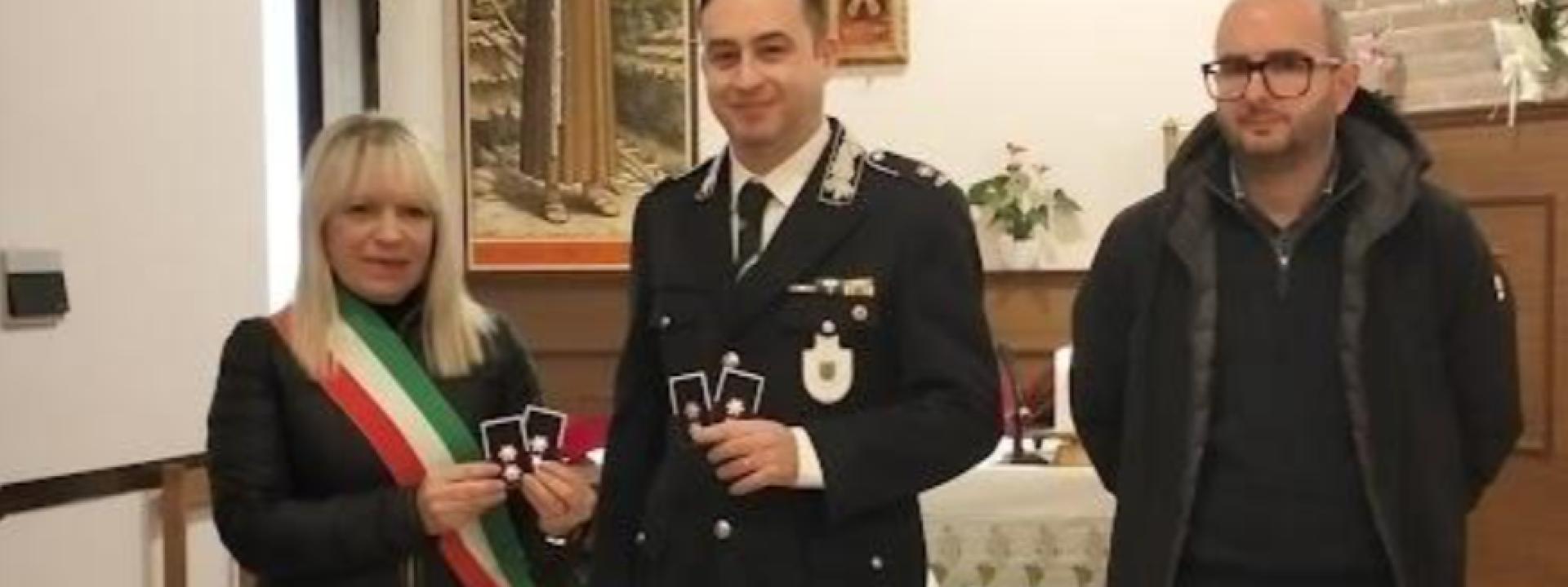 Marche - San Severino, festa della polizia locale e consegna dei nuovi distintivi di grado