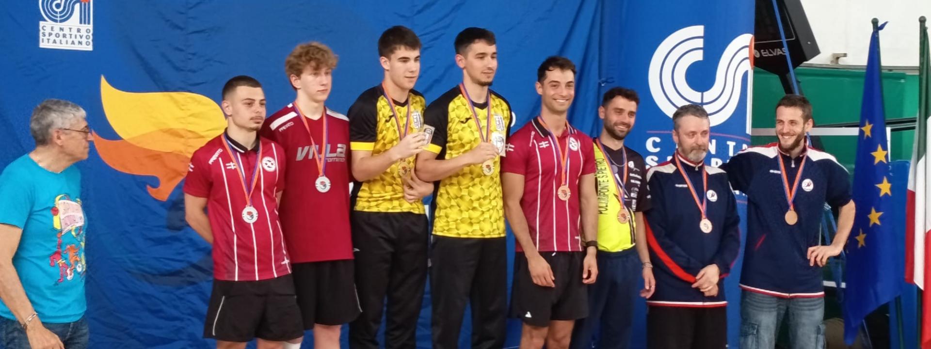 Marche - Campionati Nazionali CSI, trionfo marchigiano: Belardinelli e Piatanesi campioni italiani nel doppio maschile