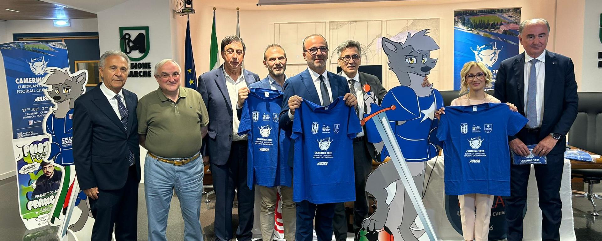 Marche - Al via il 27 luglio a Camerino il  Campionato Europeo Universitario di Calcio 2025