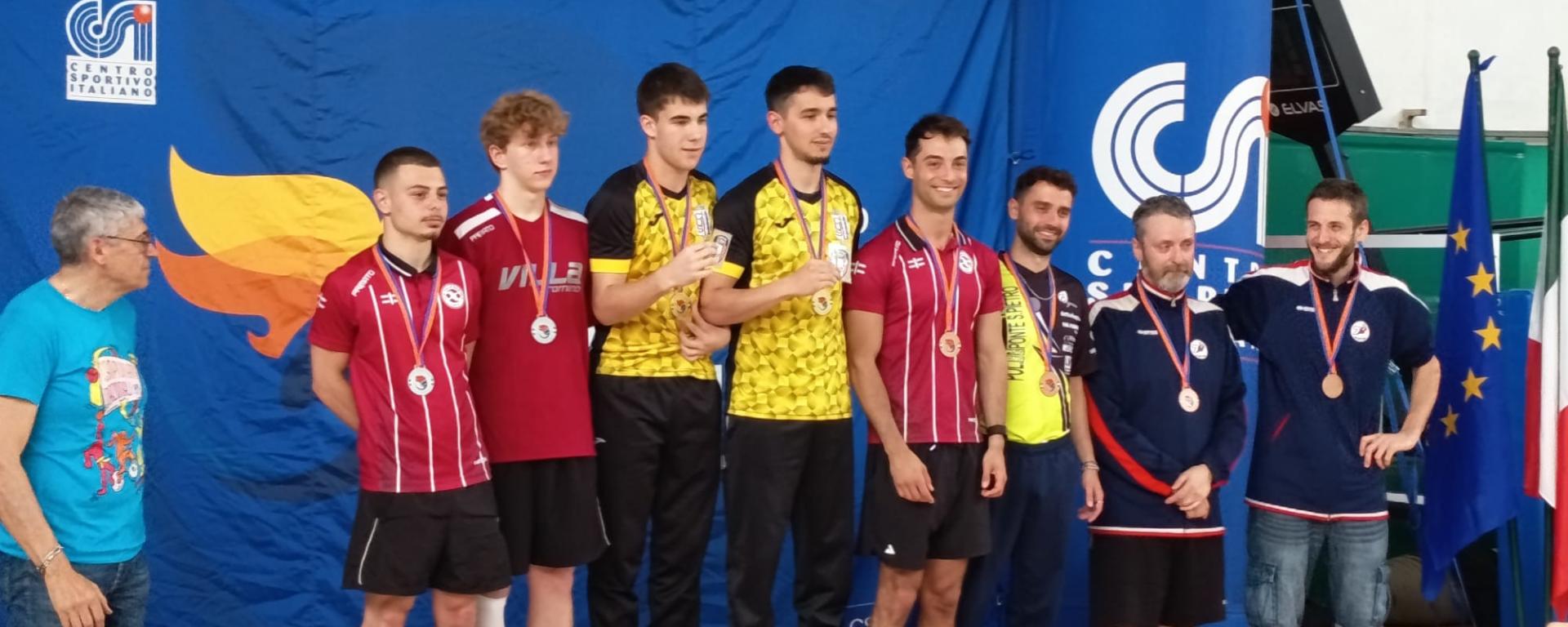 Marche - Campionati Nazionali CSI, trionfo marchigiano: Belardinelli e Piatanesi campioni italiani nel doppio maschile