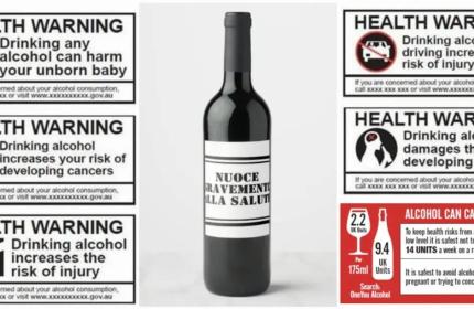 In Irlanda è ufficiale: etichette sanitarie su vini ed alcol dal 2026