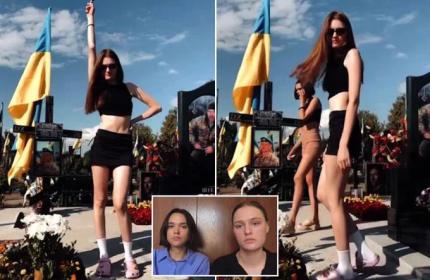 Ballano e twerkano sulle tombe dei soldati caduti: due sorelle ucraine rischiano 5 anni di carcere
