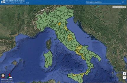 Maltempo, allerta meteo gialla su sette regioni: ci sono anche le Marche