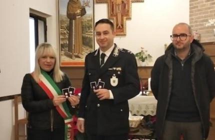 Marche - San Severino, festa della polizia locale e consegna dei nuovi distintivi di grado