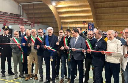 Marche - Inaugurata la palestra scolastica di Pioraco