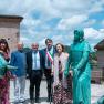 Marche - Sarnano, inaugurato il gruppo scultoreo realizzato da Fabrizio Savi