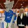 Marche - La mascotte dei Campionati Nazionali Universitari Camerino 2023 in tour negli impianti sedi di gara
